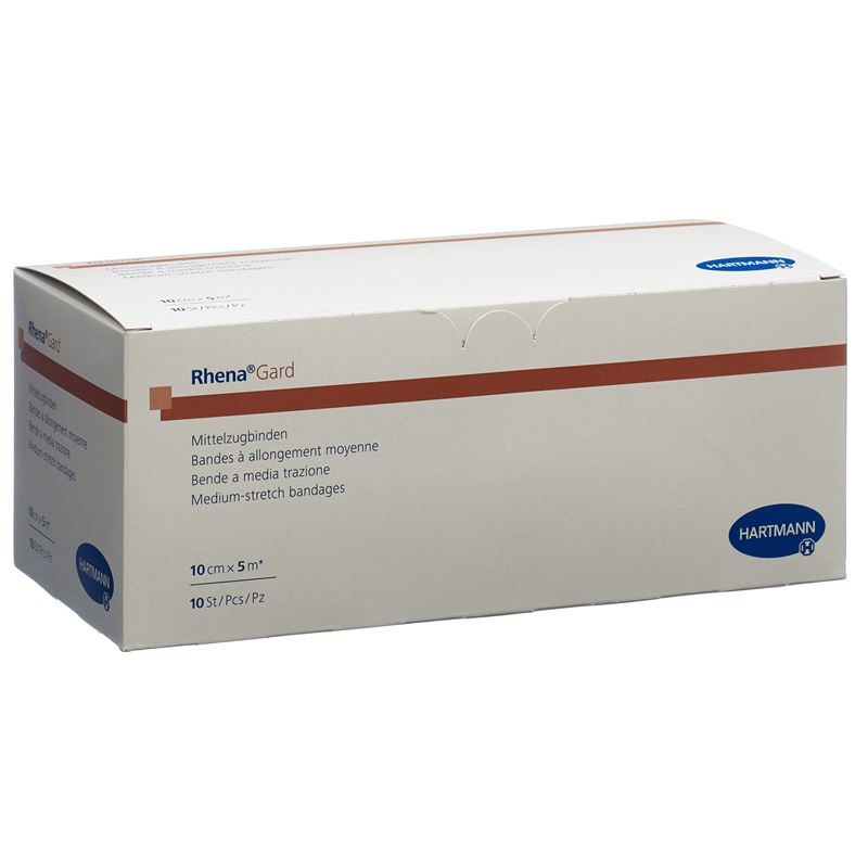 RHENA GARD Elastische Binde 5mx10cm 10 Stk