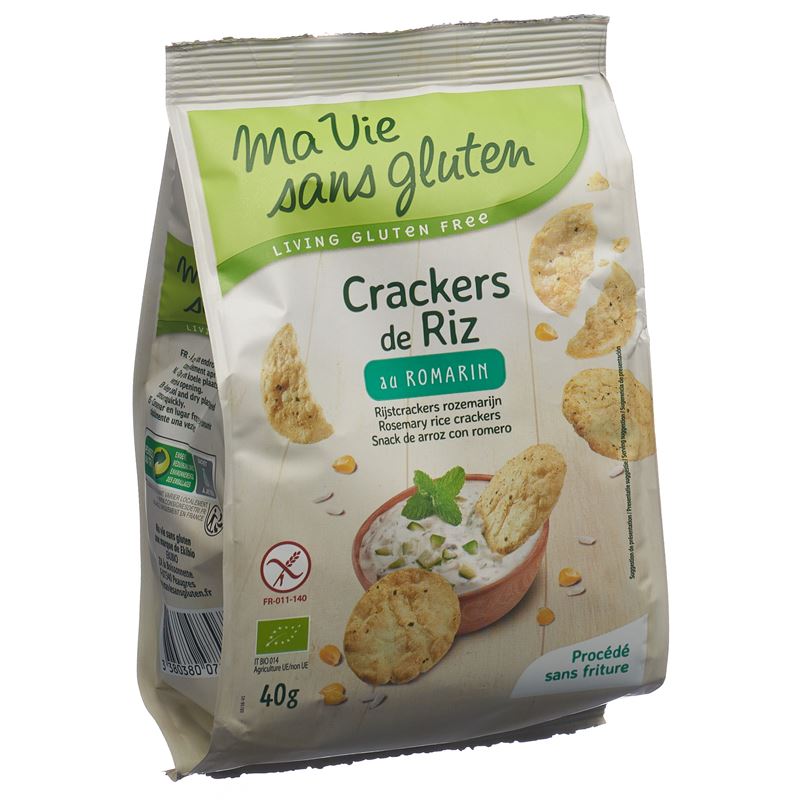 MA VIE S GLUT Reis Cräcker mit Rosmarin 40 g