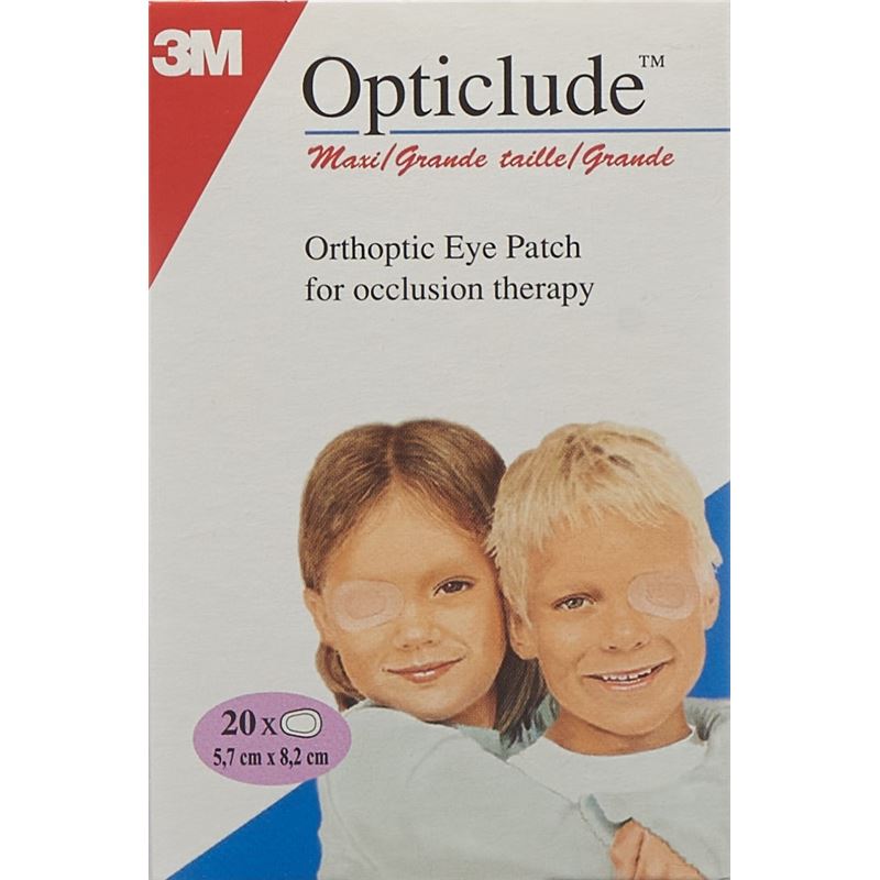 3M OPTICLUDE MAXI Augenverb 8x5.7cm 20 x