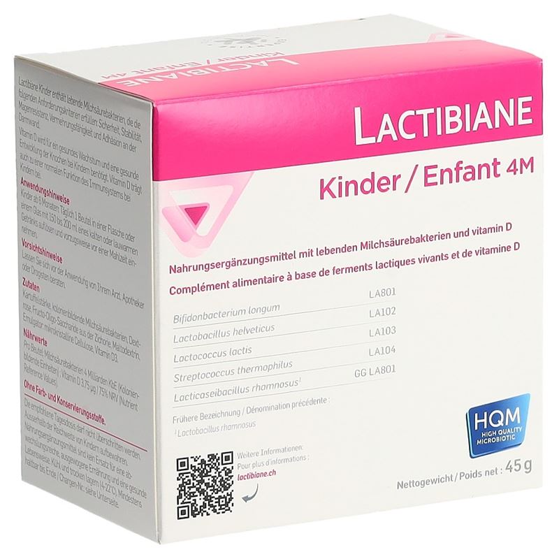 LACTIBIANE Kinder 4M Btl 45 Stk