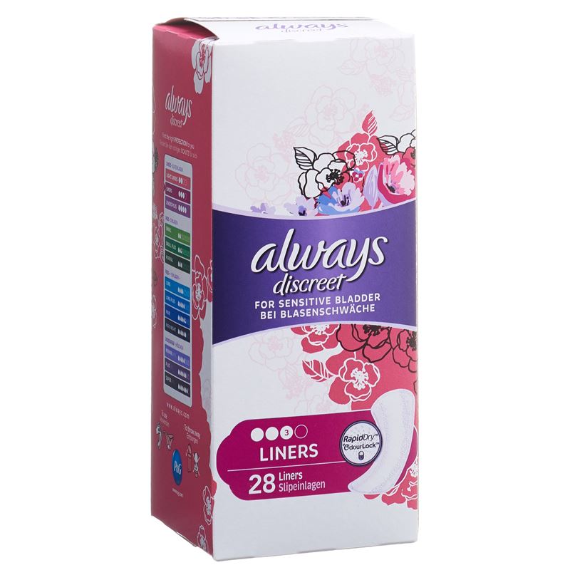 ALWAYS Discreet Inkontinenz Liner 28 Stk