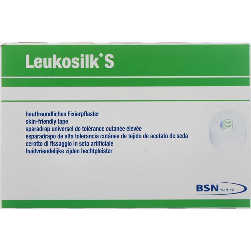 LEUKOSILK S Heftpflaster 9.2mx5cm weiss 6 Stk