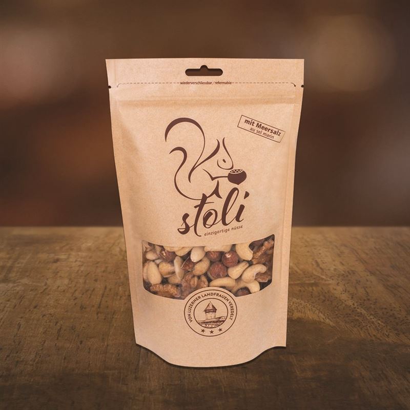 STOLI Nuss-Mix deluxe mit Meersalz Btl 351 g