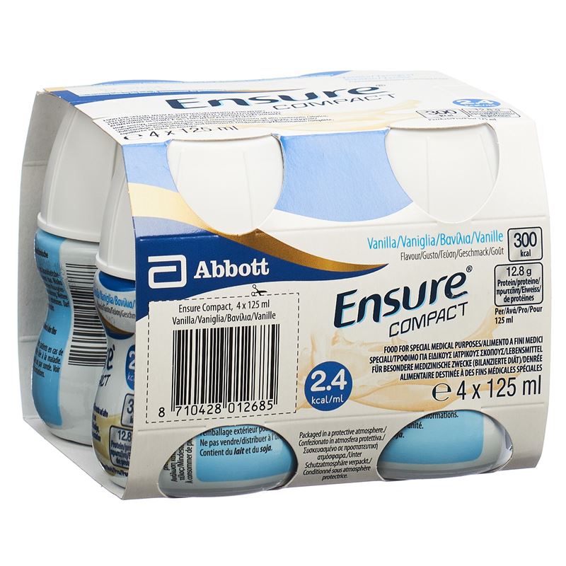 ENSURE Compact 2.4 kcal Drink Vanille 4 x 125 ml