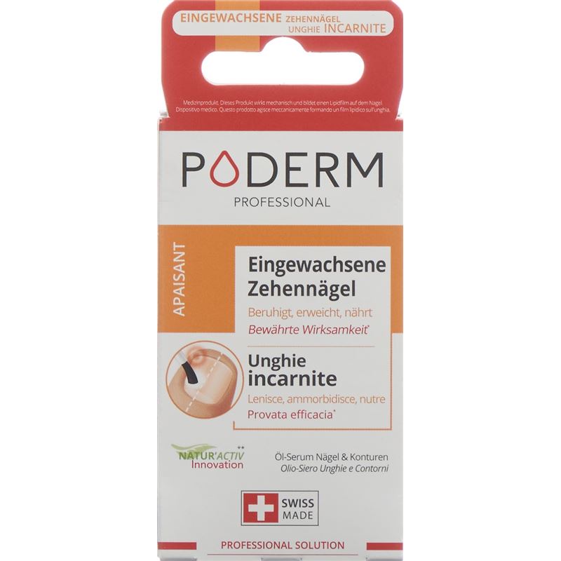 PODERM Huile Sérum Ongles Apaisante Fl 8 ml