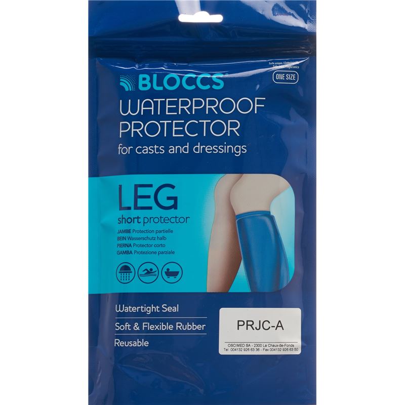 BLOCCS Bad Dusch Wasserschutz Bein 29-49+/66cm Erw