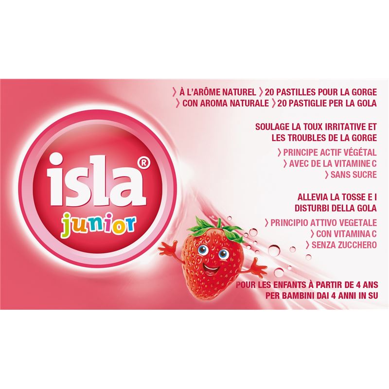 ISLA Junior Pastillen Erdbeere 20 Stk
