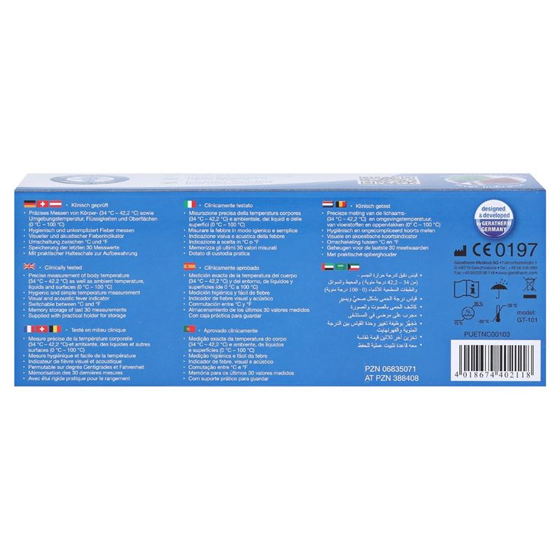GERATHERM non Contact Fieberthermometer Infrarot