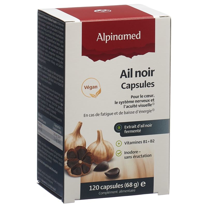 ALPINAMED Schwarzer Knoblauch Kaps 120 Stk