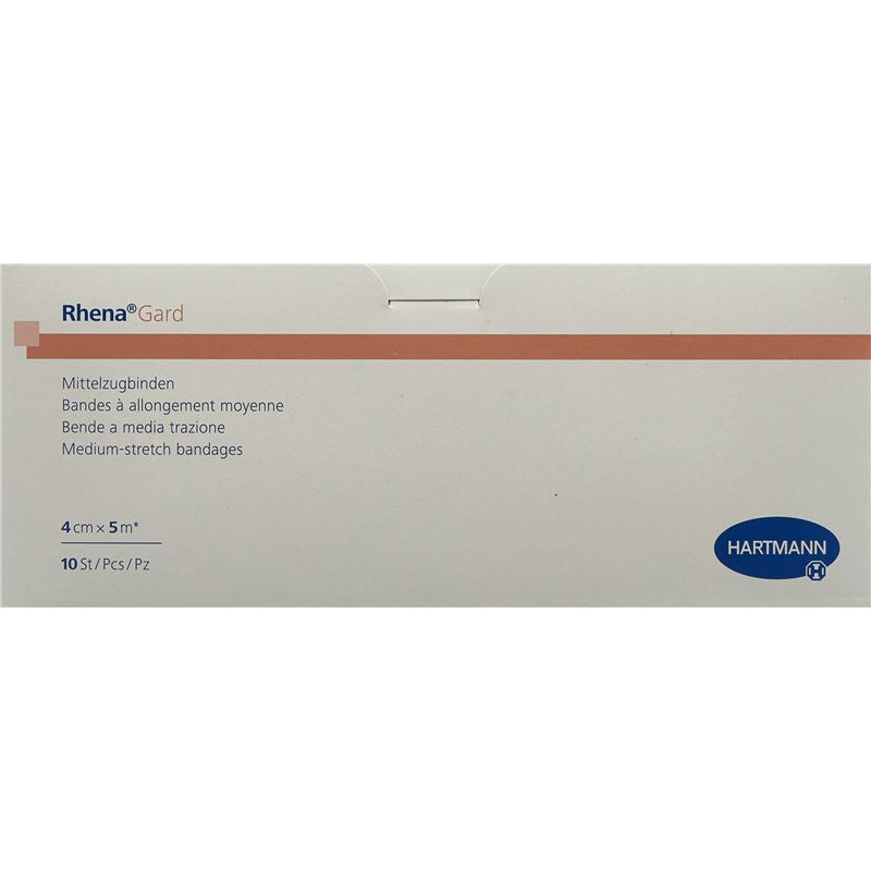 RHENA GARD Elastische Binde 5mx4cm 10 Stk