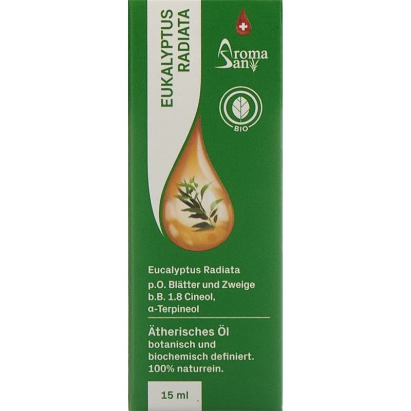 AROMASAN Eukalyptus radia Äth/Öl Schacht Bio 15 ml