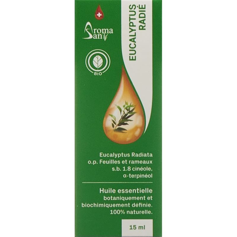 AROMASAN Eukalyptus radia Äth/Öl Schacht Bio 15 ml