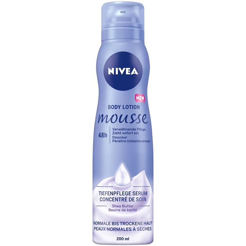 NIVEA Body Lotion Mousse Verwöhnende Pf neu 200 ml