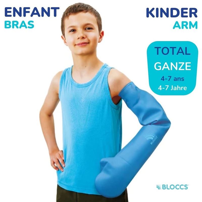 BLOCCS Bad Dusch Wasserschutz Arm 17-28/51cm Kind
