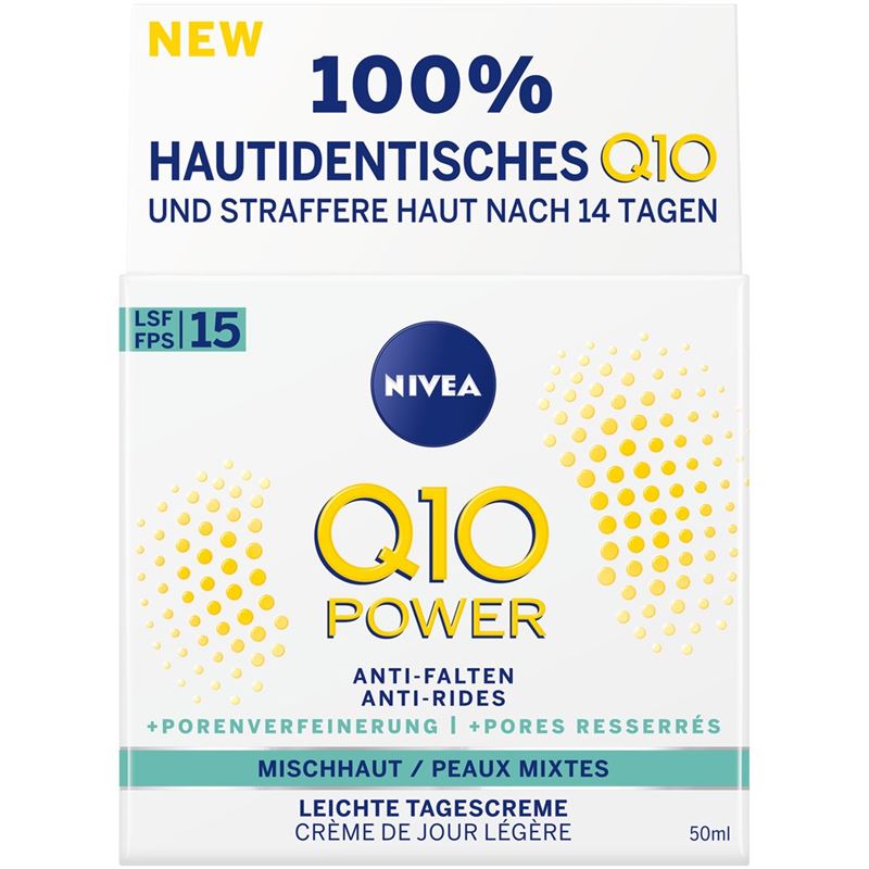 NIVEA Q10 Power Anti-Falt Lei Tagescr LSF15 50 ml