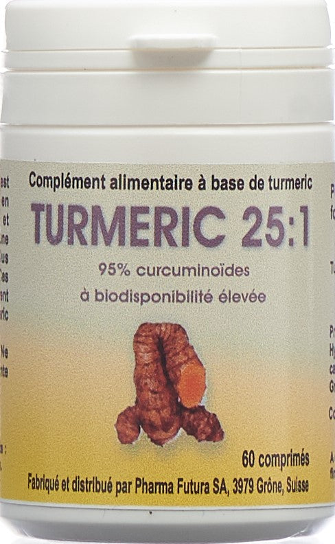 PHARMAFUTURA TURMERIC 25:1 Tabl 250 mg Ds 60 Stk
