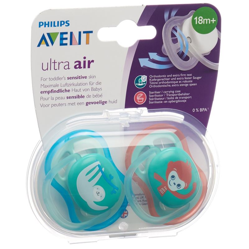 AVENT PHILIPS Schnul ultra air 18M+ neu Fault/Affe
