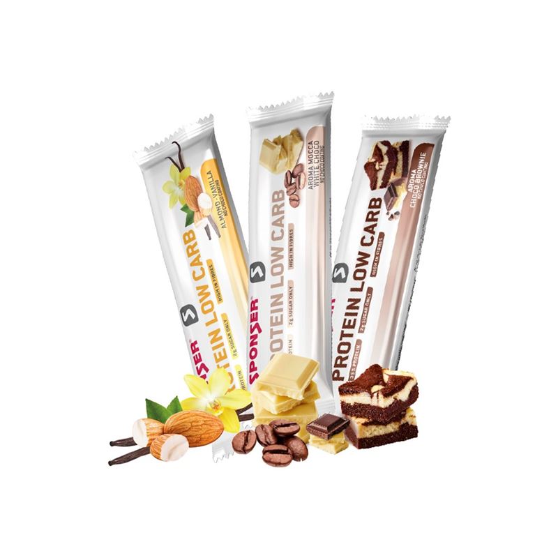 SPONSER Protein Low Carb Bar Schoko Brownie 50 g
