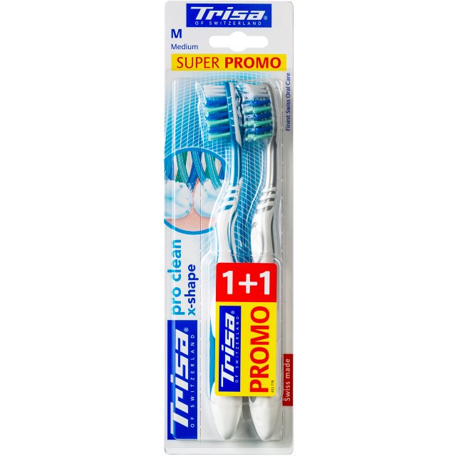 TRISA Zahnbürste Extra Duo medium