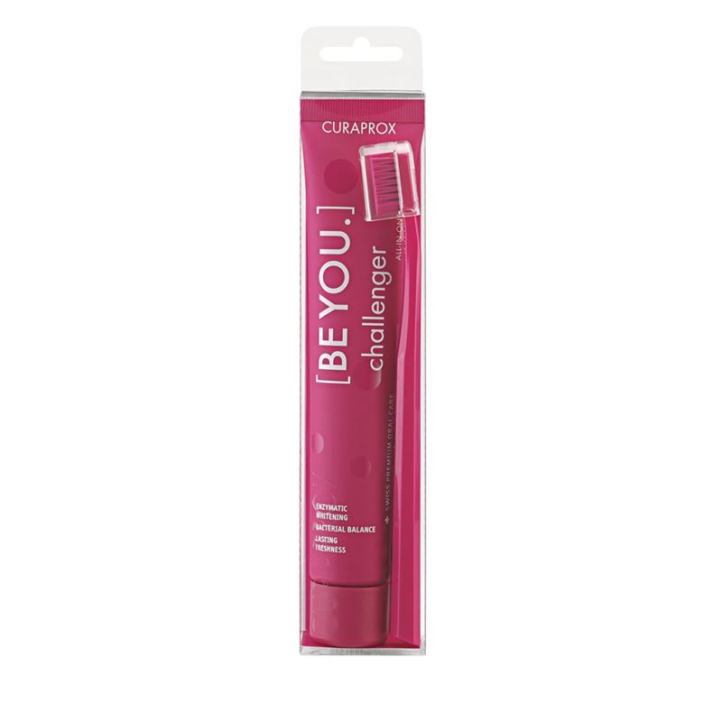 CURAPROX Be you 90ml Zahnpaste u Zahnbürste rot