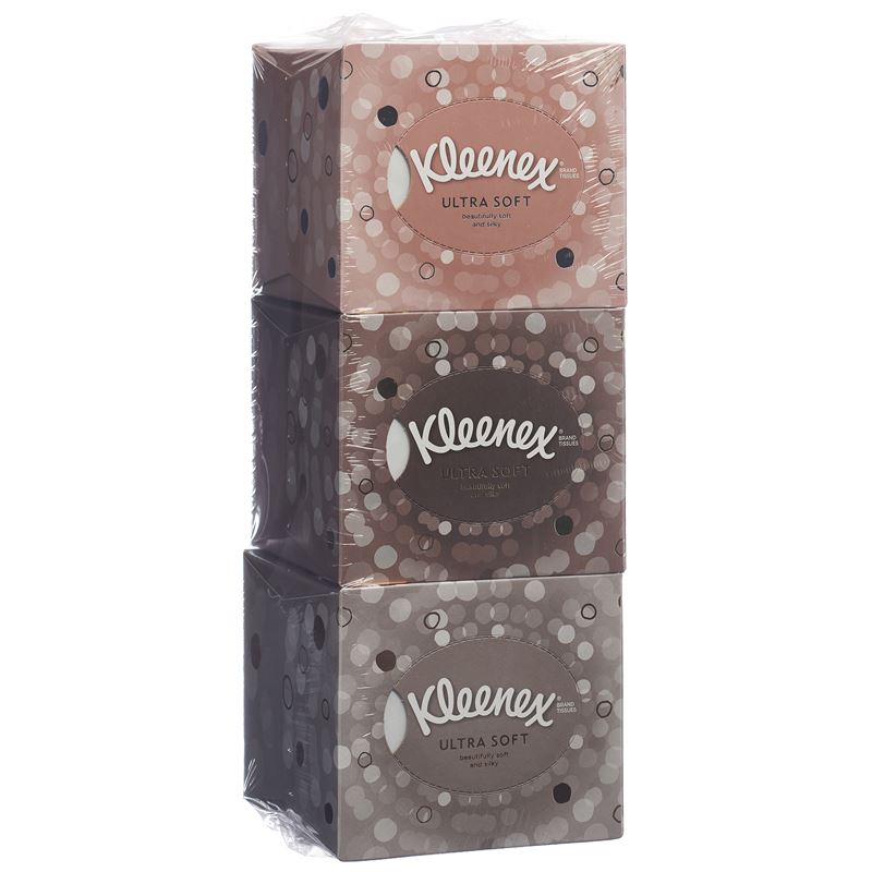 KLEENEX ULTRASOFT Kosmetiktüch Würf Tr 3 x 56 Stk