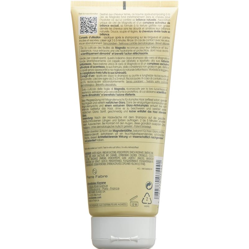 KLORANE Magnolien Pflegespülung 200 ml