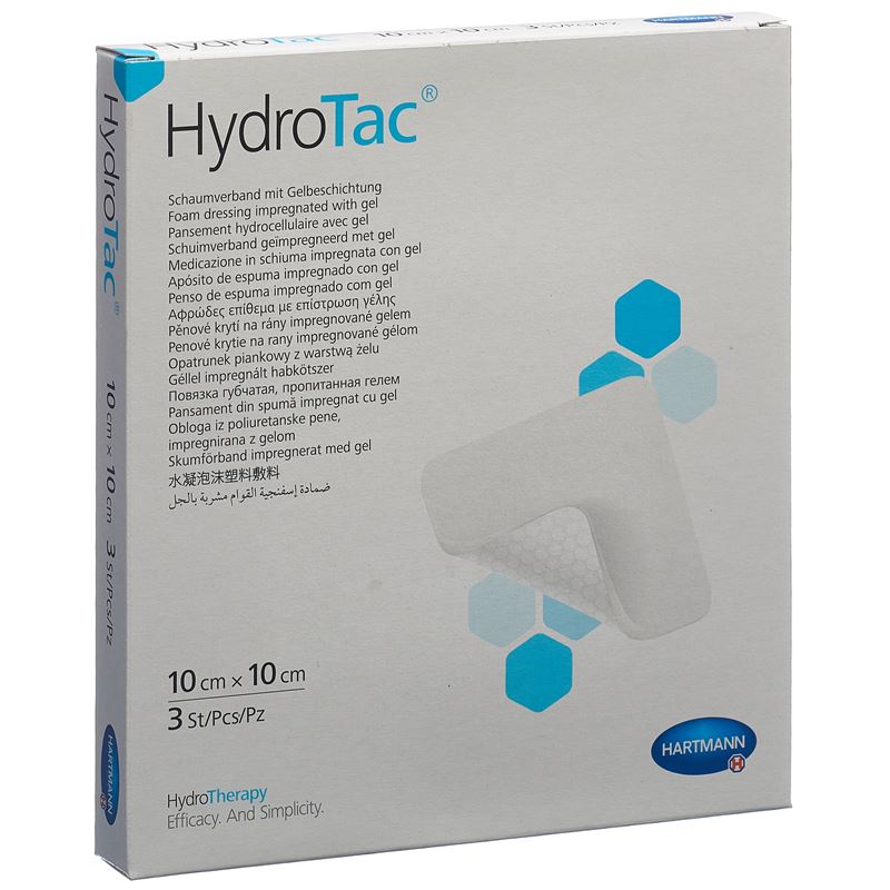 HYDROTAC Wundverband 10x10cm steril 3 Stk