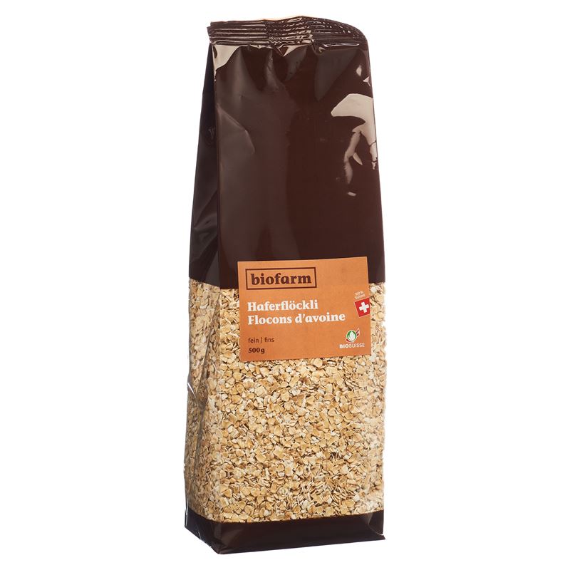 BIOFARM Haferflocken fein Knospe Btl 500 g