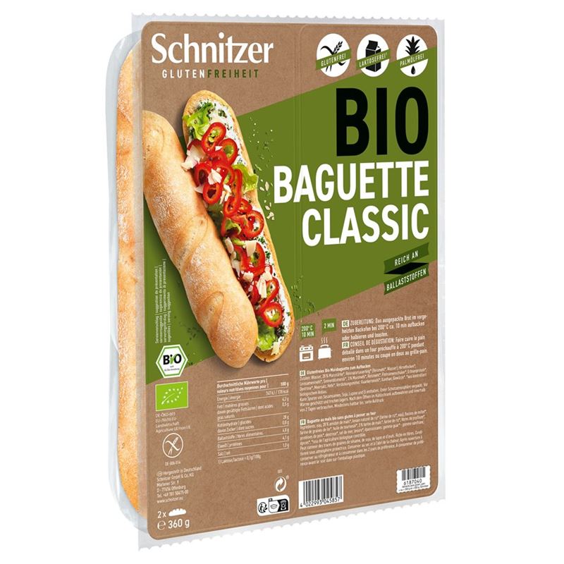 SCHNITZER Bio Baguette classic 360 g