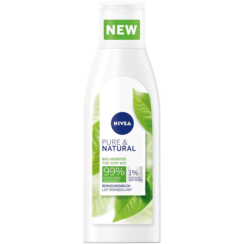 NIVEA Pure&Natural Reinigungsmi Grüntee Bio 200 ml