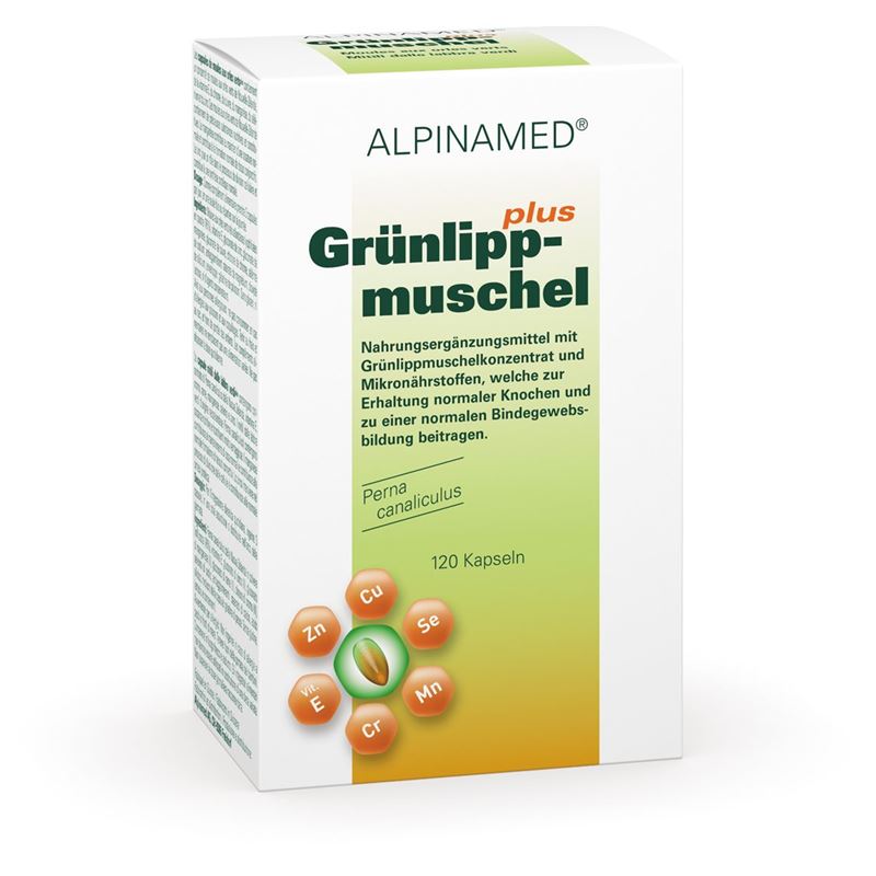 ALPINAMED Grünlippmuschel Plus Kaps 120 Stk