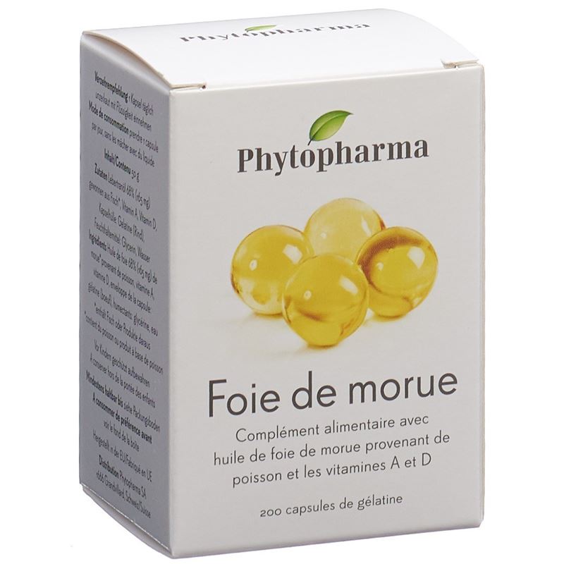 PHYTOPHARMA Lebertranöl Kaps 200 Stk