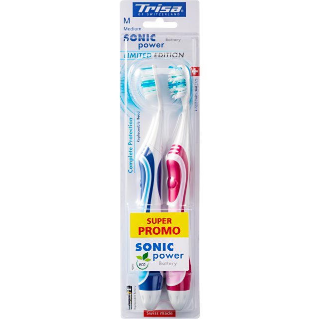 TRISA SONICPOWER Battery Compl Protect DUO 2 Stk