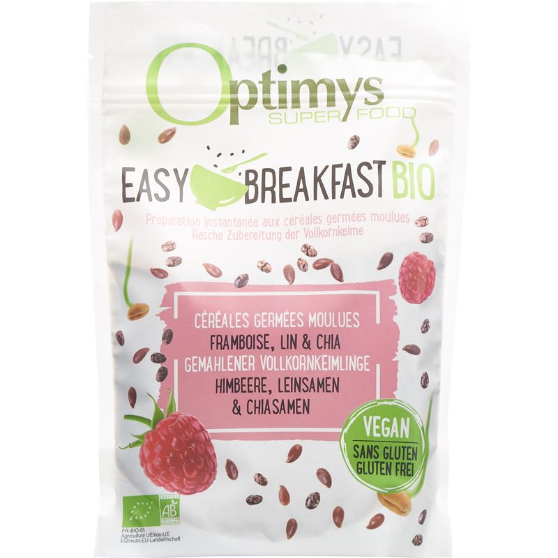 OPTIMYS Easy Breakfast Himbe Leinsa Chia Bio 350 g