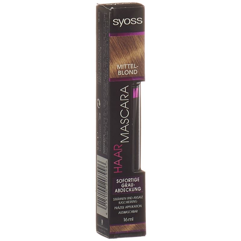 SYOSS Haar Mascara Mittelblond 16 ml