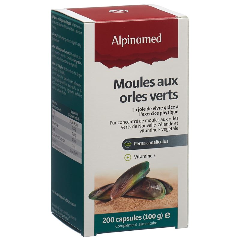 ALPINAMED Grünlippmuschel Kaps 400 mg 200 Stk
