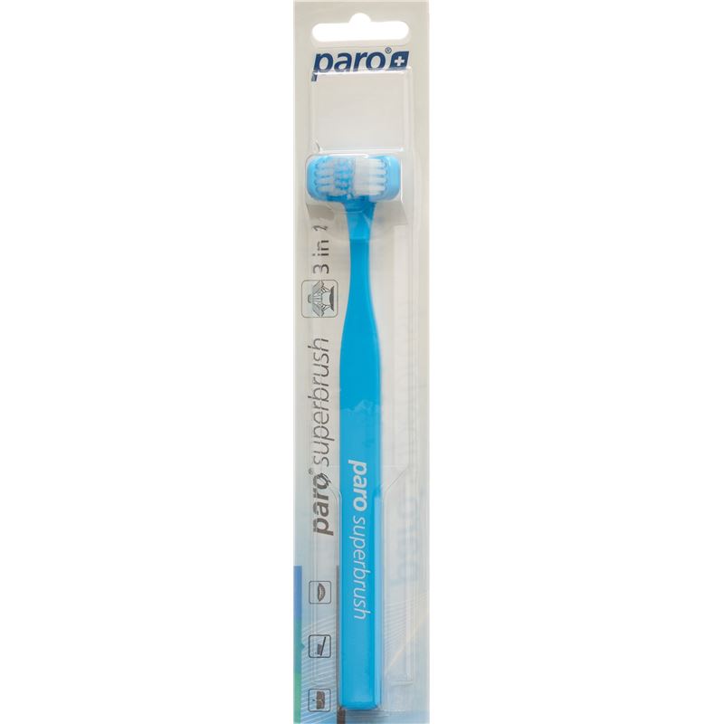 PARO Super Brush Drei-Kopf-Bürste