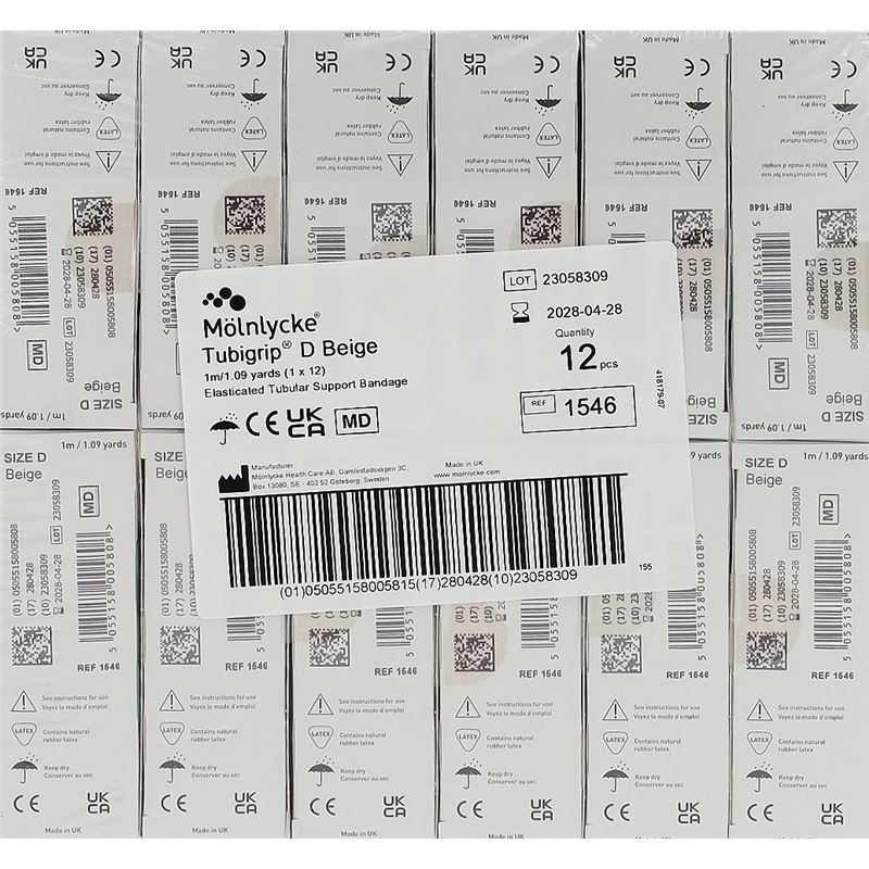 TUBIGRIP Schlauchbandage D 1mx7.50cm beige