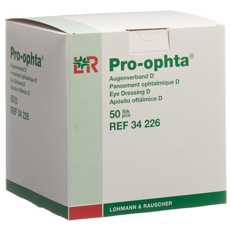 PRO OPHTA D Augenverband lichtdicht hautf 50 Stk