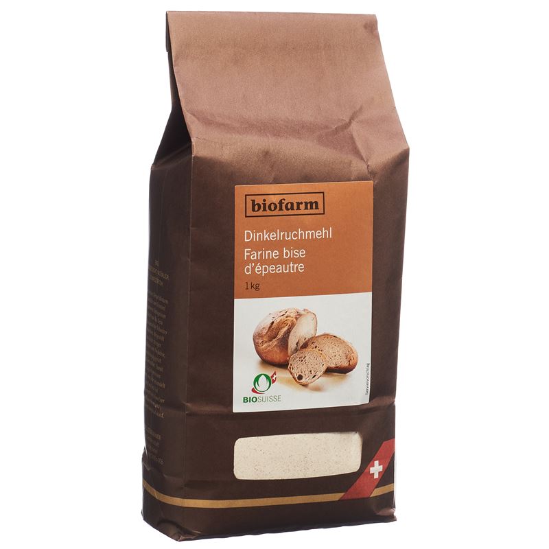 BIOFARM Dinkel Ruchmehl Knospe Btl 1 kg