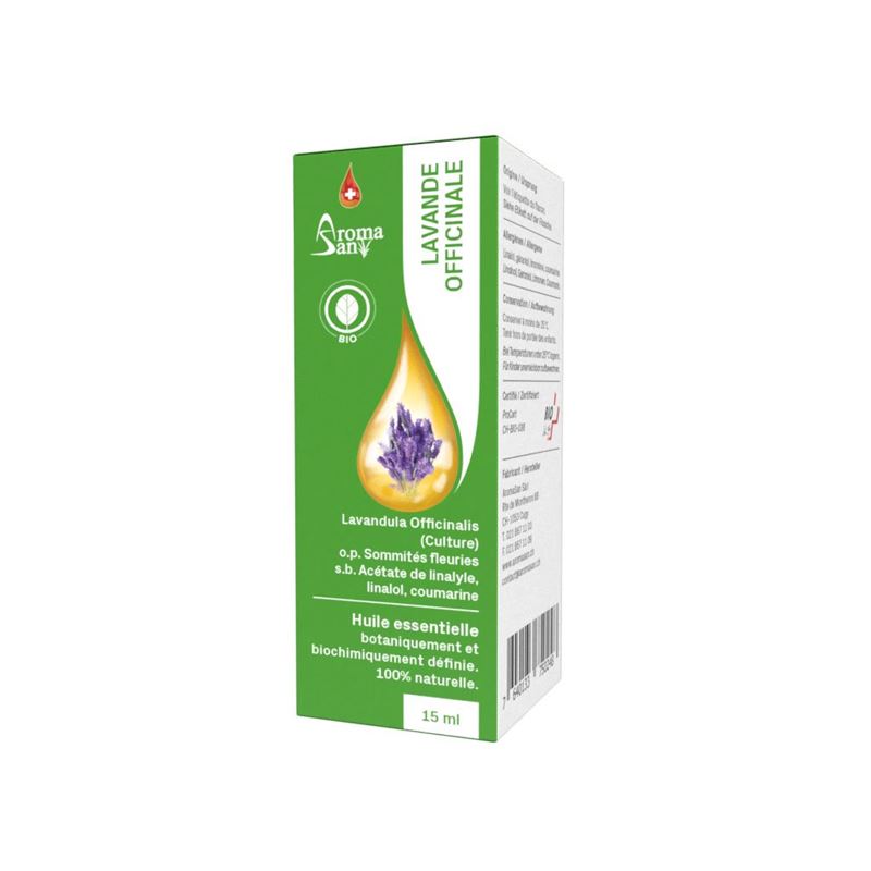 AROMASAN Lavendel Äth/Öl in Schachtel Bio 15 ml