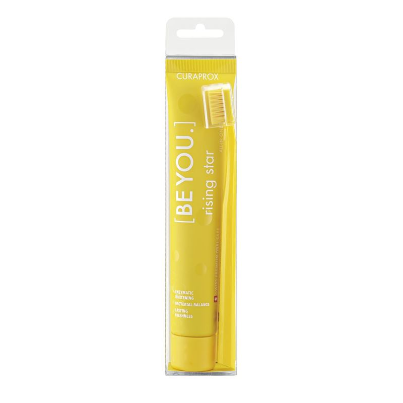 CURAPROX Be you 90ml Zahnpaste u Zahnbürste gelb