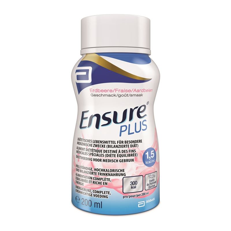 ENSURE Plus liq Erdbeer Fl 200 ml