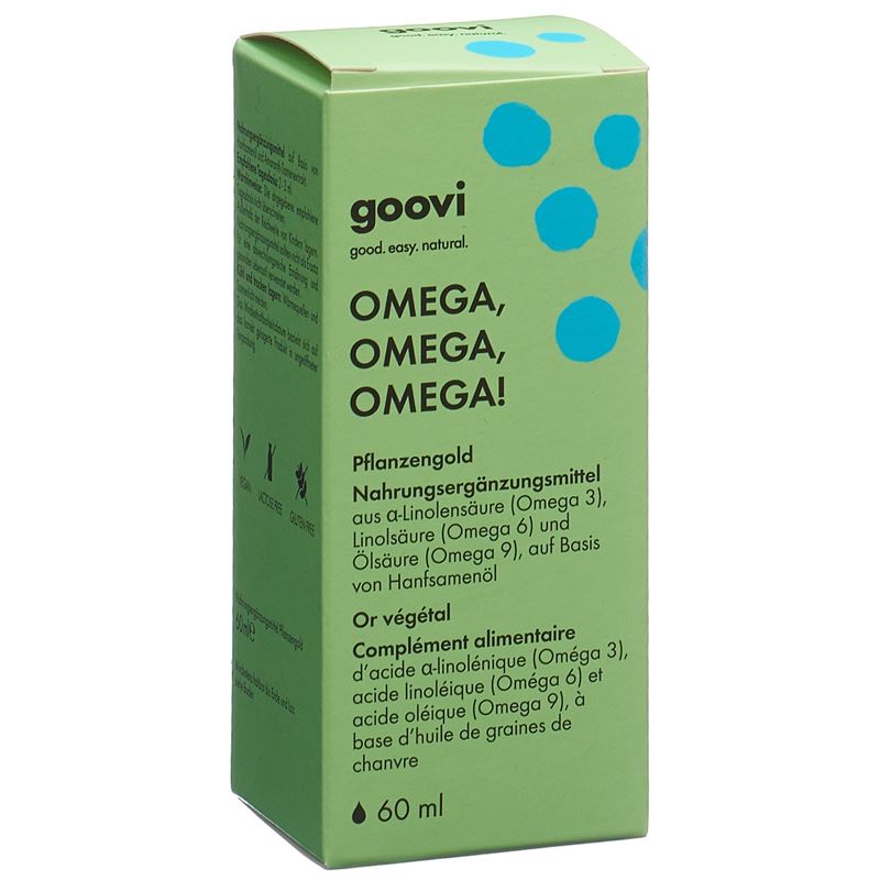 GOOVI OMEGA 3-6-9 Pflanzengold Fl 60 ml