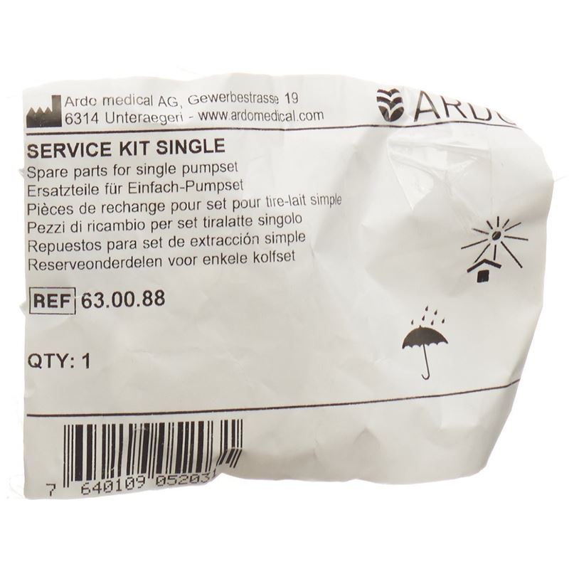 ARDO SERVICE KIT SINGLE Ersatzteile für Pumset
