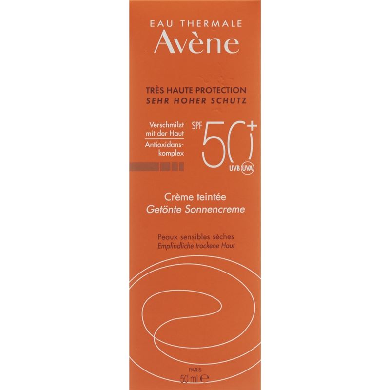 AVENE SUN Sonnencreme getönt  SPF50+ 50 ml