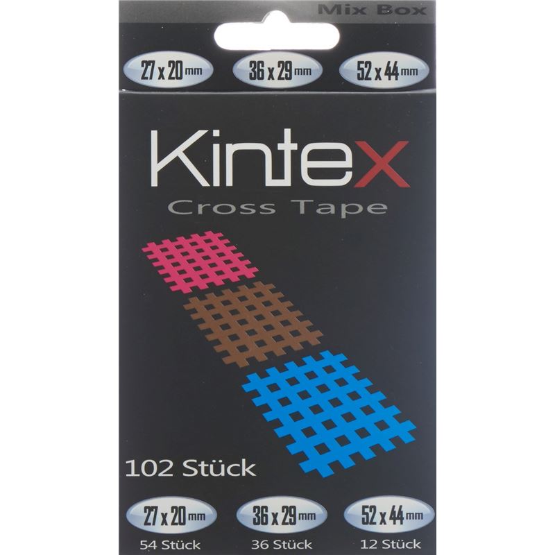 KINTEX Cross Tape Mix Box Pflaster 102 Stk