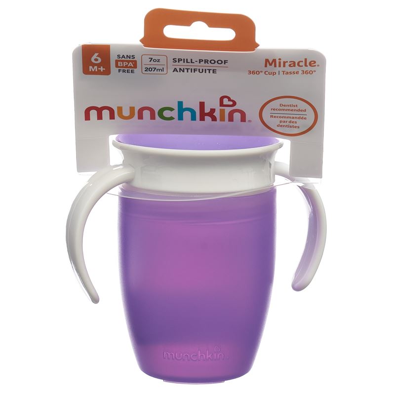 MUNCHKIN Miracle 360° Trinkb 207ml überlaufsi 6M+