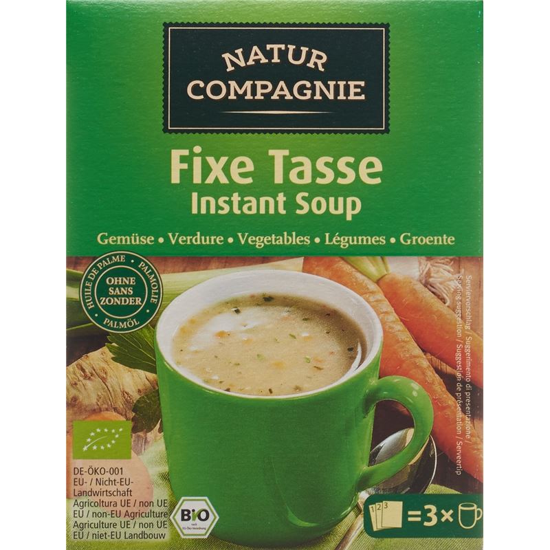 NATUR COMPAGNIE Instant Suppe Gemüse Bio 60 g