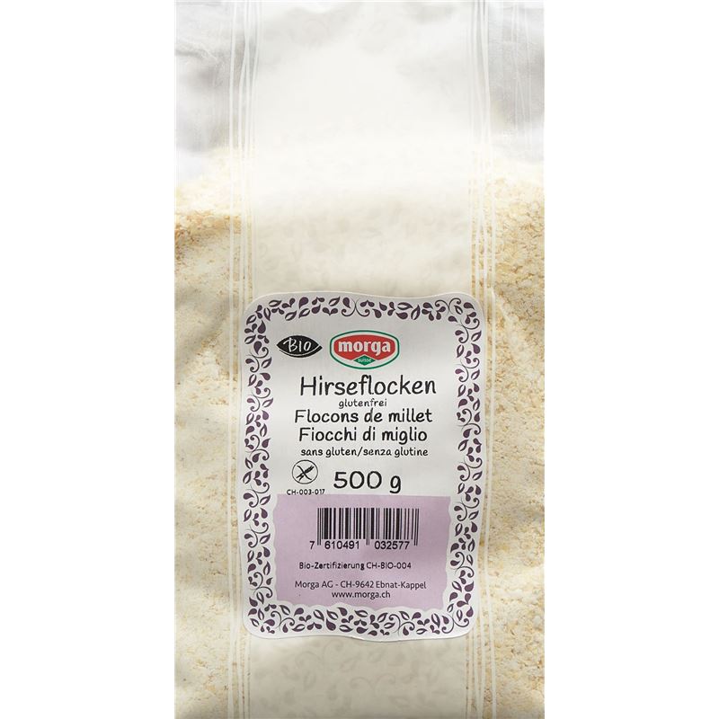 MORGA Hirseflocken Bio Btl 500 g